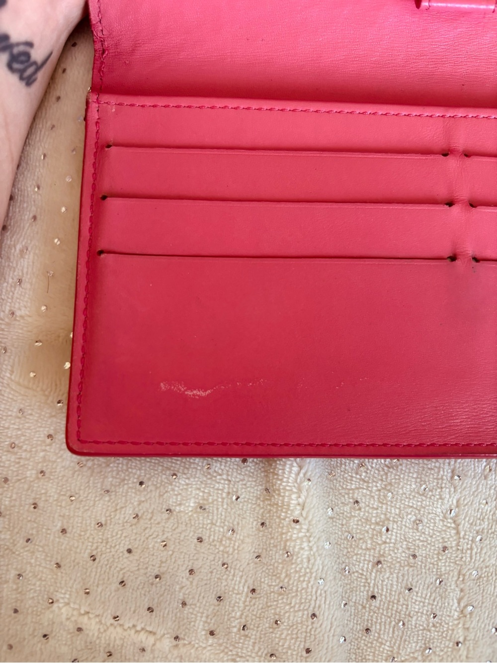 Louis Vuitton Red Vernis Long Wallet - Picture 7 of 9